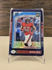 2024 Donruss Optic #226 Devin Culp Viola Cannocchiale da puntamento Rated Rookie RC Buccaneers - Foto 1 di 2