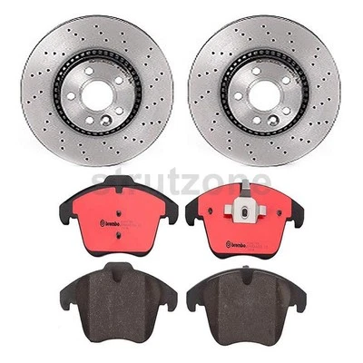 Juego de 3 pastillas de freno de disco delanteras rotor de freno de disco para Land Rover LR2 2008 2009 2010 Foto 1 de 4