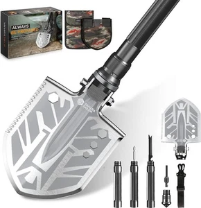Pala táctica irrompible - Pala plegable de 180 grados - Palas de camping - 23 pulgadas... - Imagen 1 de 6