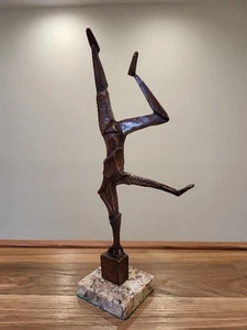 REMO ROSSI ESCULTURA DE BRONCE "ACRÓBATA II" FIRMADA Y NUMERADA - Imagen 1 de 6