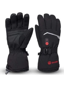 SAVIOR HEAT Heated Gloves, Unisex Rechargeable Battery Powered Electric Heat Lg - Picture 1 of 15
