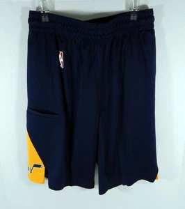 Pantalones Cortos de Práctica Nike Pequeños 2017-18 Utah Jazz Game Emitidos Azul Marino - Imagen 1 de 8