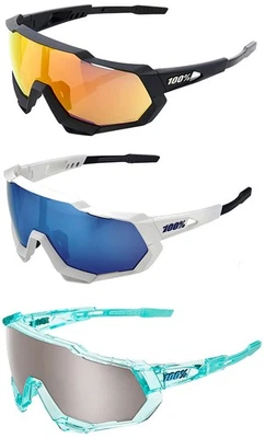100% Speedtrap Shield Wrap Sunglasses w/ Clear Bonus Lens - 60012 - Image 1 of 4