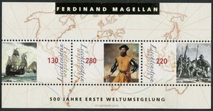 Liechtenstein 1783 sheet, MNH. Circumnavigation by Ferdinand Magellan-500, 2019. - Picture 1 of 1