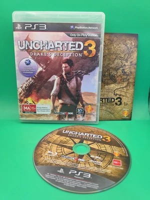 Uncharted 3: Drake's Deception • Sony PS3 PlayStation 3 - W Manual - VGC - Image 1 of 3