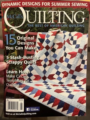 McCall's Quilting Magazine The Best of American Quilting July/August 2016 - Image 1 of 3