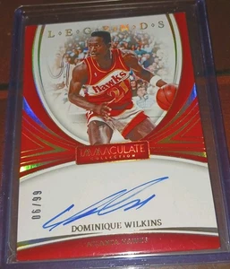 DOMINIQUE WILKINS 2023-24 Panini Colección Inmaculada Leyendas #ILE-DW/99  - Imagen 1 de 2