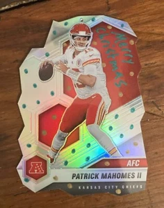 Patrick Mahomes Handmade II Mosaik Silber Christbaumschmuck - Bild 1 von 2