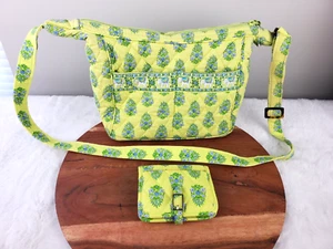 Bolso de Hombro Vera Bradley Cremallera CITRUS ELEPHANTS MONEDERO 10x7.5x4 y Cartera para Tarjetas - Imagen 1 de 16