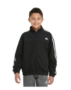 Adidas Big Boys Black Long Sleeve Lifestyle Jacket,XL,(18/20) - Picture 1 of 1