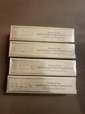 Lot of 4 Stila Shimmer And Glow Liquid Eye Shadow - Image 1 of 2