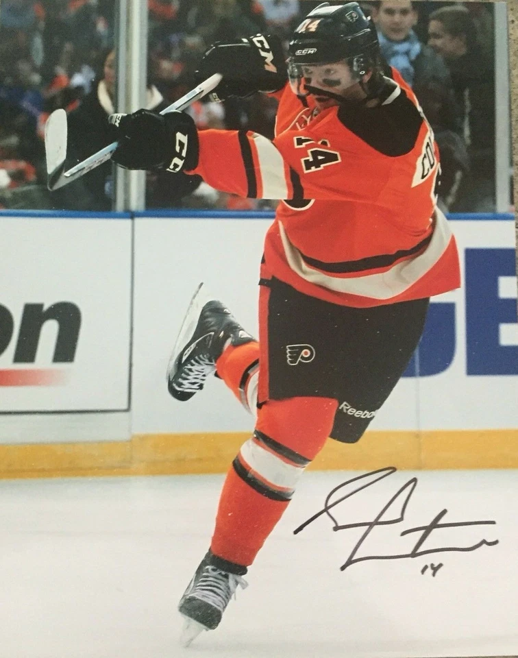SEAN COUTURIER PHILADELPHIA FLYERS AUTOGRAFIADO FIRMADO INVIERNO CLÁSICO 8x10 Foto 1 de 1