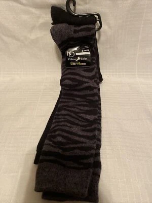 Calcetines Mujer New Direction 2 Pares Color Negro/Gris Foto 1 de 2