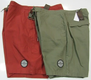 Pantalones cortos Quiksilver para hombre Micro Tropic de ajuste recto de 7" nuevos con etiquetas - Imagen 1 de 12