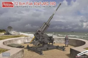 Amusing Hobby 1/35 35A020 tedesco 12,8 cm Flak 40 e FuMG 39D - Foto 1 di 1