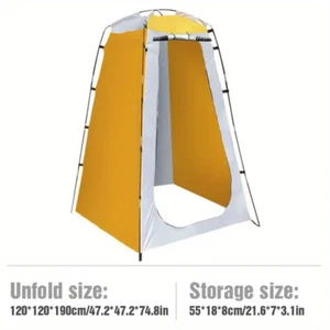Pop Up Privacy Tent Portable Camping Shower Toilet Changing Room Outdoor Hiking - Picture 1 of 17