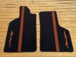 For Lamborghini Gallardo Superleggera Black Floor mat Carpets 2pcs 2004-2014 - Picture 1 of 4