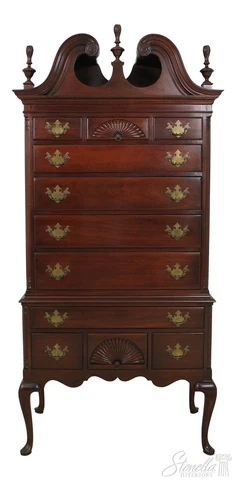 F55580EC: DREXEL Vintage Olde Salem Mahogany Highboy Cover