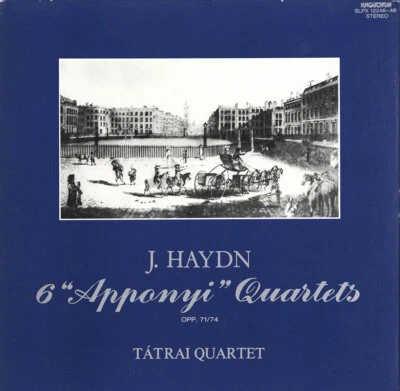 HAYDN 6 String Quartets Op.71,74 (Apponyi Quartets) TATRAI QUARTET Hungaroton NM Foto 1 de 3