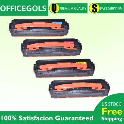 4PK CLT-504S Multi-Color Toner for Samsung CLX-4195FW CLP-475 C1860FW C1810W - Image 1 of 4