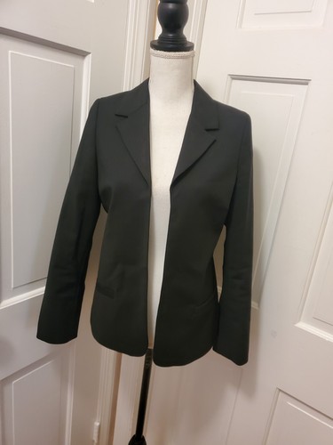 Giacca blazer nera aperta Longchamp taglia 36 = 6 US classica business