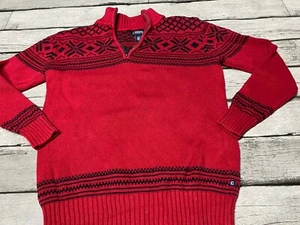 Chaps Christmas Snowflake Knitted Sweater Kids Size Large (14/16) - Picture 1 of 10