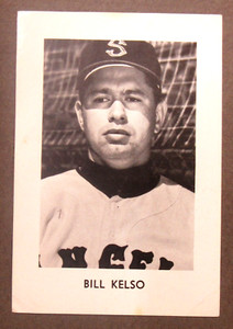 1966 BILL KELSO Seattle Angels popcorn card PCL Pacific Coast League