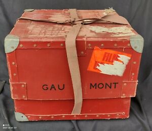 Ancienne Caisse De Rangement Gaumont/Cinéma vintage/grande boîte vintage