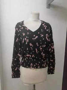 DOROTHY P3RKINS ANIMAL PRINT SHIRRED WAIST TOP SIZE 10 PETITE FIT NEW (551) SALE - Picture 1 of 3