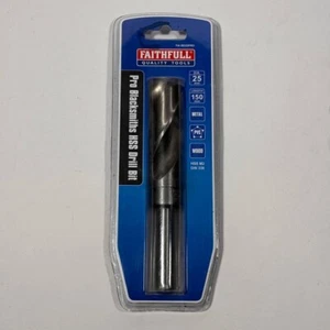 Faithfull FAIBD25PRO Blacksmiths M2 HSS Professional Drill Bit 25mm 150mm - Picture 1 of 3