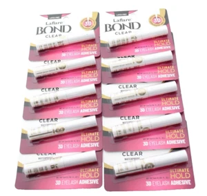 10-Pk / Laflare 3 BOND Clear ULTIMATE HOLD 3D Eyelash Adhesive WATERPROOF - Picture 1 of 3