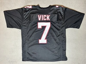 Autogramm/signed Michael Mike Vick Atlanta Retro Black Football Trikot JSA COA - Bild 1 von 8
