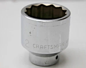 Vintage Craftsman 3/4" Drive 12pt 2" Socket G - Series 47788 USA ITEM#2 - Bild 1 von 13