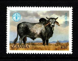 OPC 1987 Zambia Brahma Bull Sc#421 MNH 49713 - Imagen 1 de 1
