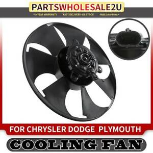A/C Cooling Fan Assembly For Dodge Grand Caravan Chrysler Plymouth Grand Voyager