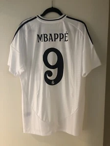 Real Madrid CF Home Soccer Jersey Shirt Adidas NWT 24/25 IU5011 Mbappe #9 XL - Picture 1 of 7