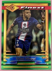 2022/23 Topps Finest Flashbacks UCC UEFA Kylian Mbappé Paris Saint-Germain #50 - Picture 1 of 4