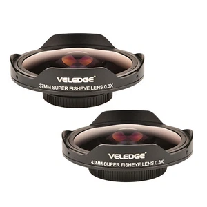 0.3 X HD Fisheye Lens Large Panoramic Video Camcorders - Picture 1 of 23