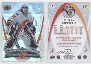 2008-09 Upper Deck McDonald's Restaurant Miikka Kiprusoff #7