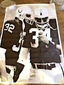MARCUS ALLEN & BO JACKSON 16x24” POSTER OAKLAND RAIDERS LA NFL FOOTBALL , L - Picture 1 of 3