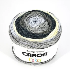 New Yarnspirations Caron Cake Yarn Color London Fog 80% Acrylic 20% Wool 383 Yds - Picture 1 of 5