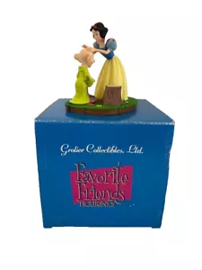 Grolier Favorite Friends Snow White and Dopey “One More Kiss” Figurine - Picture 1 of 6