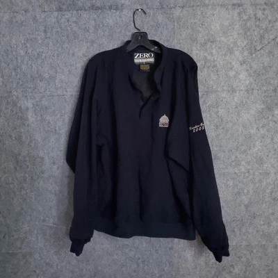 VTG Zero Restriction Jacket Men Large Navy Full Zip Outdoor Heavy Golf Outerwear - Image 1 of 4