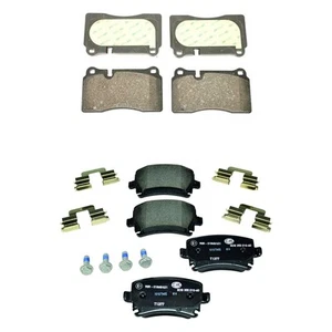 Hella Front and Rear Low-Met Disc Brake Pads Kit For Audi TT RS Quattro Base AWD - Picture 1 of 1