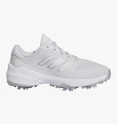Adidas женщин ZG23 вентиляции туфли для гольфа, белый/серый/серебро металлический размер 6 новый в коробке - Изображение 1 из 4
