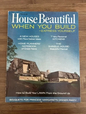 House Beautiful Magazine March 1966 Vintage Ads MCM Design Home Decor - Image 1 of 4