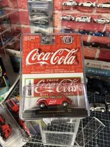 Coca-Cola 1953 VW BEETLE DELUXE EUROPEAN MODEL ∞red bug✨M2 Machines ✨DE01 18-43 - Picture 1 of 2