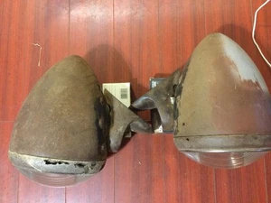 PAIR 37-40 INTERNATIONAL COE BIG TRUCK CAB OVER ENGINE HEADLIGHT GUIDE TILT RAY - Picture 1 of 24