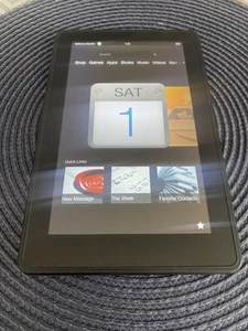 Amazon Kindle Fire 1st Generation 8GB  Wi-Fi 7in Black (D01400) Read Description - Picture 1 of 6