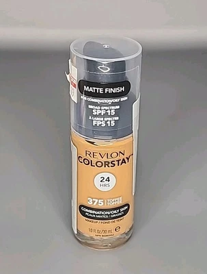 Revlon Colorstay 24 Hr Longwear  Foundation Combo/Oily Skin 375 Toffee 1 Oz - Image 1 of 4